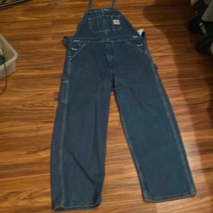 CARHARTT mens OVERALLS , size 34x28. NEVER Worn.